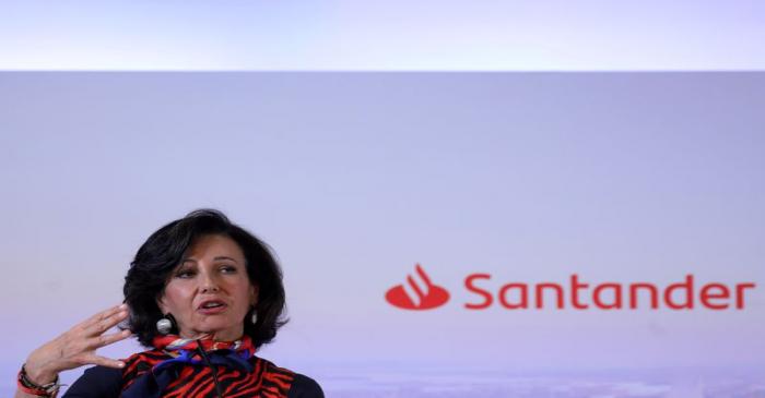 FILE PHOTO: Banco Santander's chairwoman Ana Patricia Botin speaks during the annual results