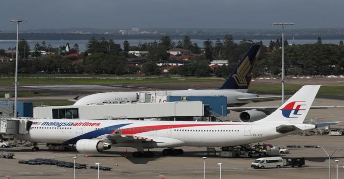 FILE PHOTO: A Malaysia Airlines plane is seen at Kingsford Smith International Airport in