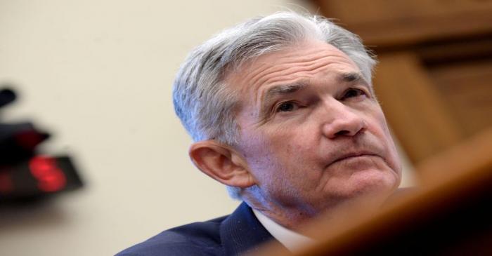 FILE PHOTO: Jerome Powell testifies before the House Financial Services Committee in Washington