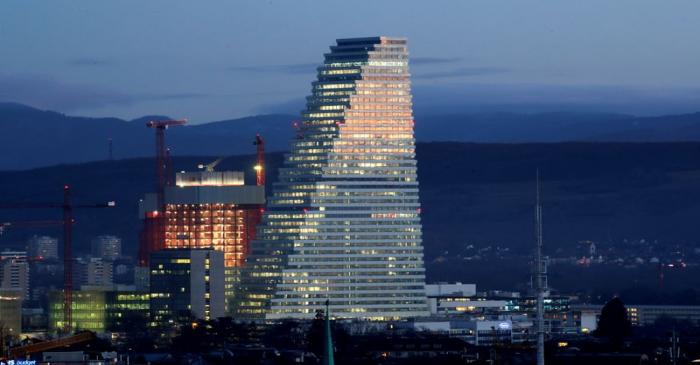 Headquarters of Swiss drugmaker Roche are seen in Basel