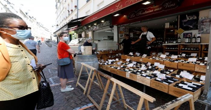 Lockdown imposed to slow the rate of the coronavirus disease (COVID-19) in Paris