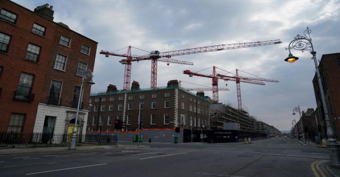 FILE PHOTO: The spread of the coronavirus disease (COVID-19) in Dublin