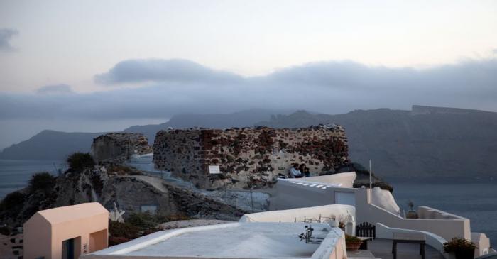 Impact of COVID-19 outbreak on island of Santorini
