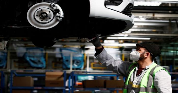 FILE PHOTO: Renault ramps up production at its factory of Flins, near Paris