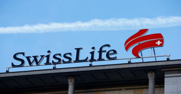 Logo of insurer Swiss Life is seen on the roof of its headquarters in Zurich