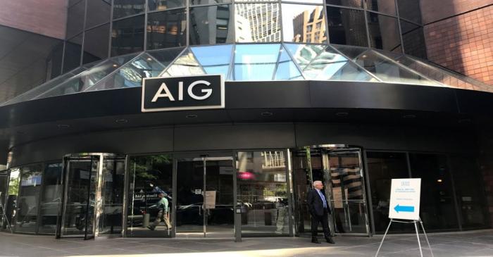FILE PHOTO: American International Group Inc. (AIG) headquarters seen in New York