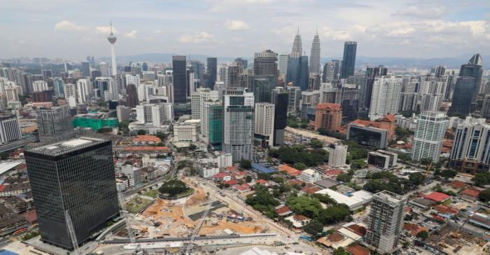 FILE PHOTO: A view of the city skyline in Kuala Lumpur