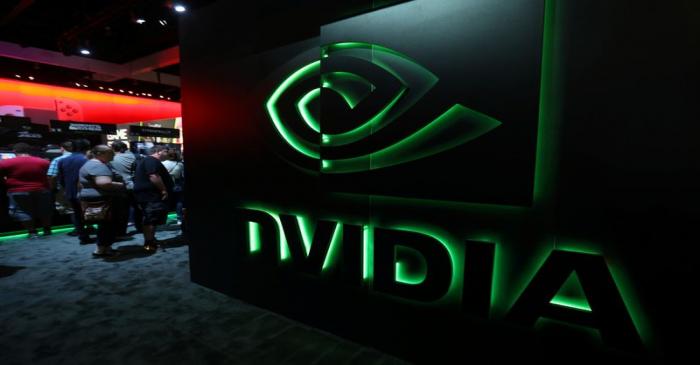 FILE PHOTO: nVIDIA at the E3 2017 Electronic Entertainment Expo in Los Angeles