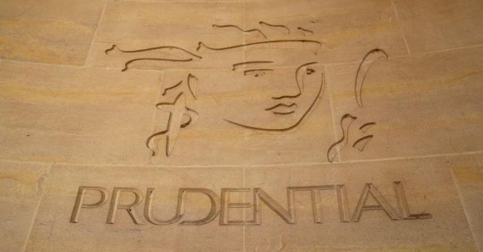 FILE PHOTO: The logo of British life insurer Prudential is seen on their building in London