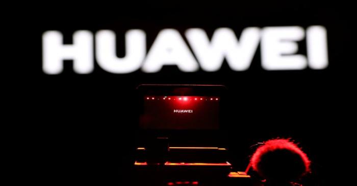 FILE PHOTO: Cameraman records during Huawei stream product launch event in Barcelona