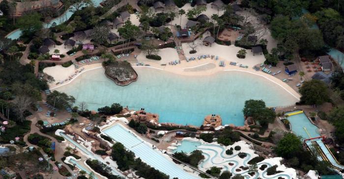 FILE PHOTO: Disney's Blizzard Beach water park devoid of visitors after it closed in an effort