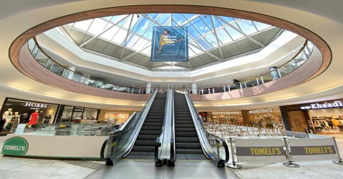 FILE PHOTO: Deserted Brent Cross shopping centre is seen in London