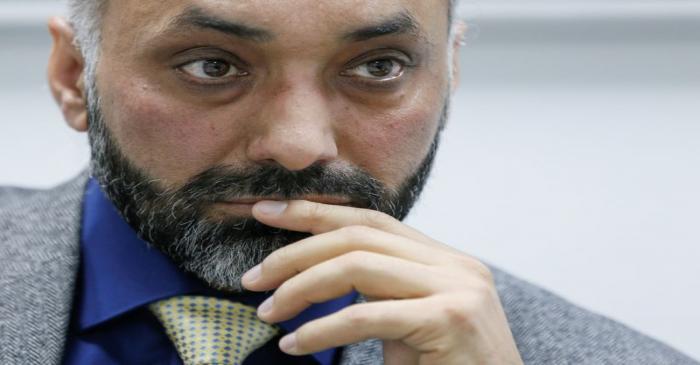 Paramjit Kahlon, chief executive of ArcelorMittal CIS, speaks during an interview with Reuters