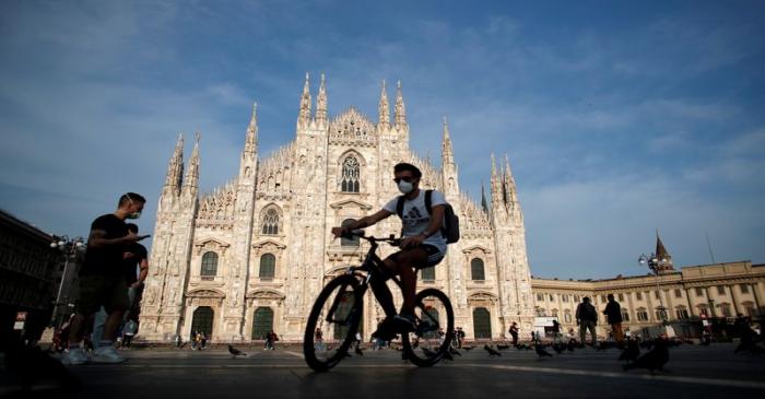 FILE PHOTO: The coronavirus disease (COVID-19) outbreak in Milan