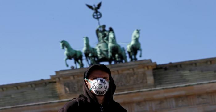 FILE PHOTO: Coronavirus disease (COVID-19) outbreak in Berlin