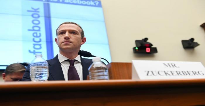 FILE PHOTO: Facebook Chairman and CEO Zuckerberg testifies at a House Financial Services