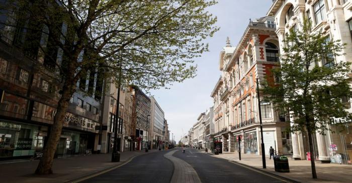 FILE PHOTO: The spread of coronavirus disease (COVID-19) in London