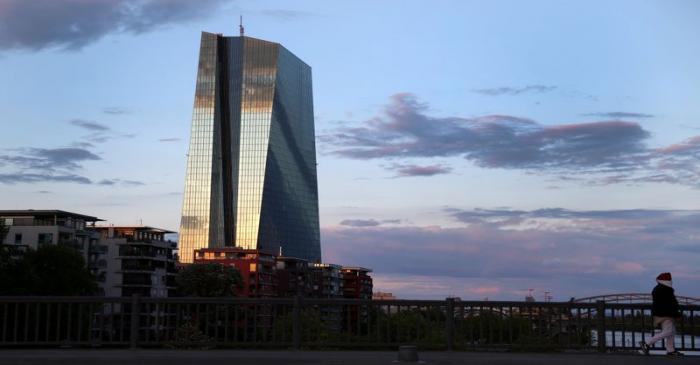 FILE PHOTO: The headquarters of the European Central Bank in Frankfurt, Germany,