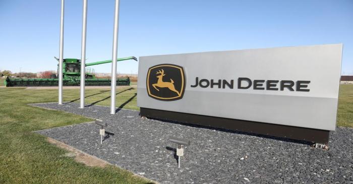 FILE PHOTO: John Deere's Harvester Works facility is seen in East Moline