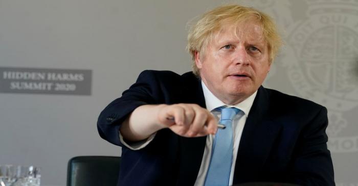Britain's PM Johnson opens Hidden Harms Summit from London