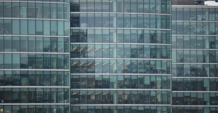 FILE PHOTO: Empty offices are seen as the spread of the coronavirus disease (COVID-19)