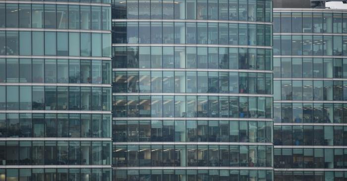 FILE PHOTO: Empty offices are seen as the spread of the coronavirus disease (COVID-19)