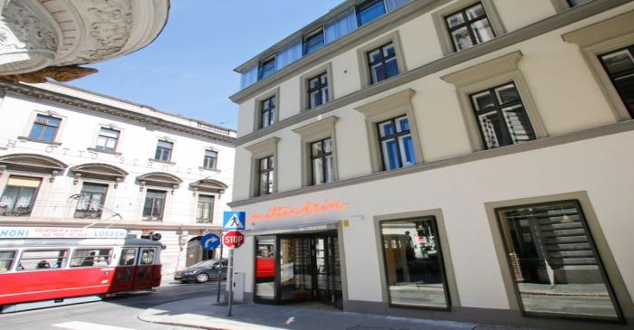 General view of the 'Vinzirast Mittendrin' housing project in Vienna