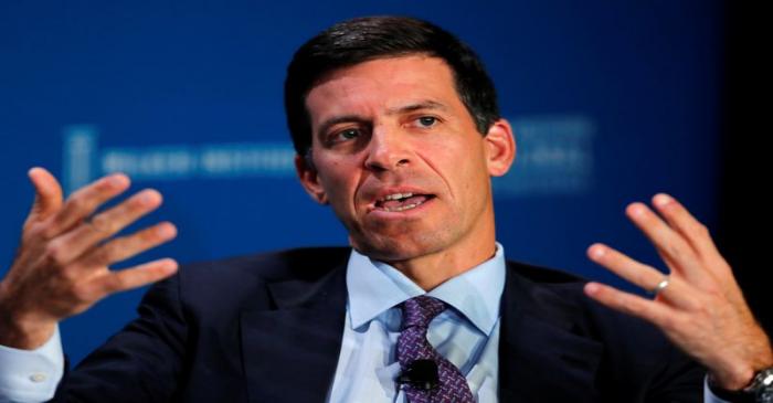 Goldman Sachs co-head of the Investment Banking Division Waldron speaks at the Milken Institute