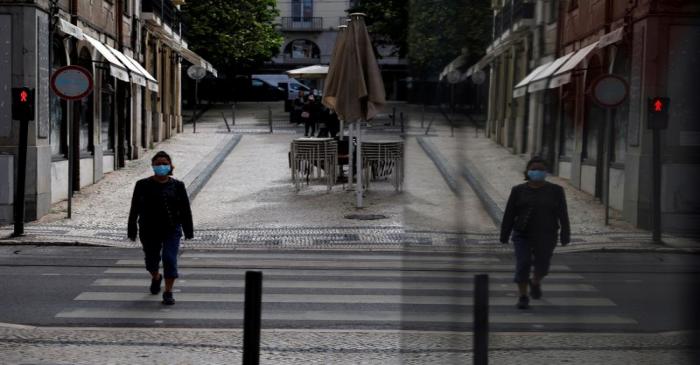 FILE PHOTO: The coronavirus disease (COVID-19) outbreak in Lisbon