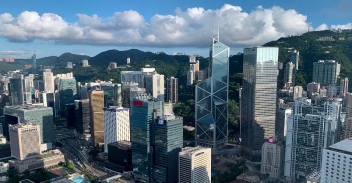 A general view of the financial Central district in Hong Kong