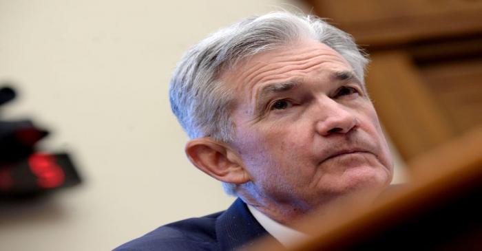 FILE PHOTO: Jerome Powell testifies before the House Financial Services Committee in Washington