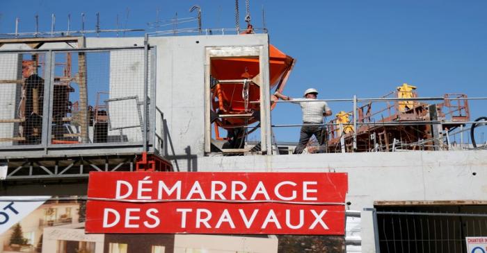 FILE PHOTO: Building under construction in Fontenay sous bois