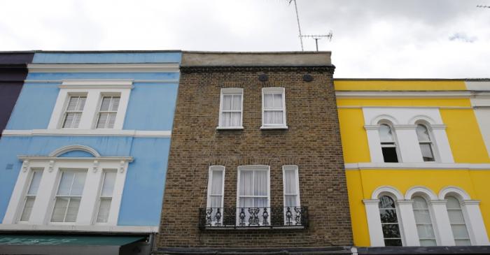 File photo of a row of houses in London