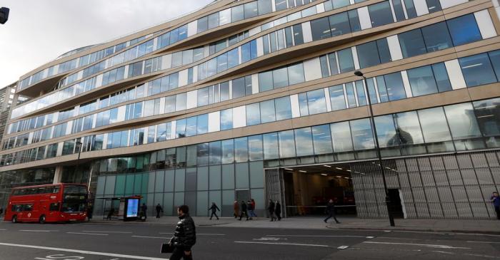 The offices where the London Metal Exchange is headquartered are seen in the City of London