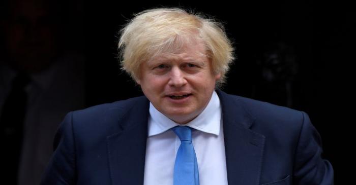 Britain's Prime Minister Boris Johnson leaves Downing Street in London
