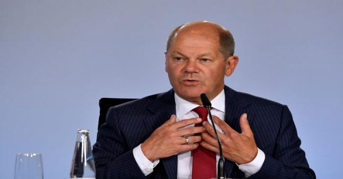News conference after coalition meetings over stimulus measures in Berlin
