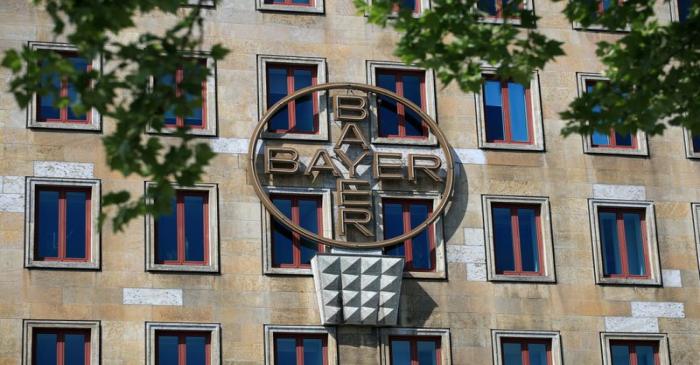 FILE PHOTO: The historic headquarters of German pharmaceutical and chemical maker Bayer AG is