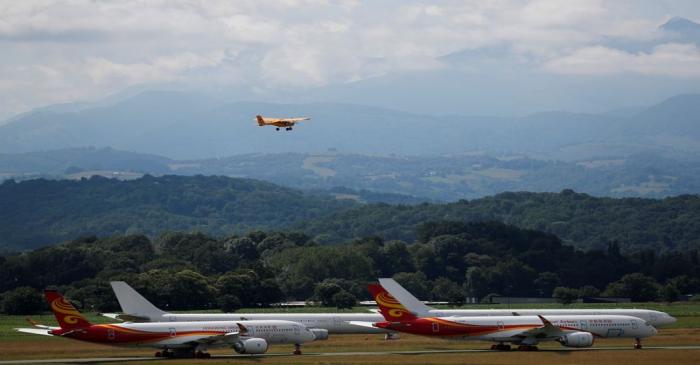 Grounded jetliners stored at Tarmac Aerosave in Tarbes