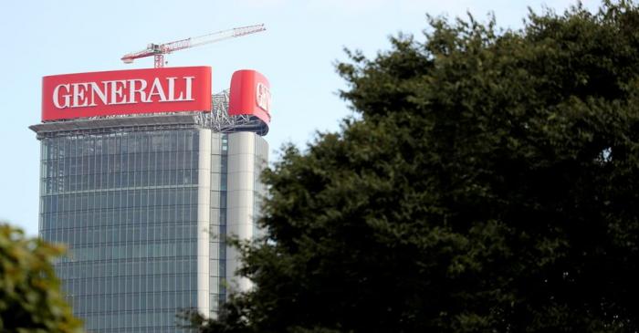 FILE PHOTO: The Generali Tower designed by Iraqi-British architect Zaha Hadid is seen at