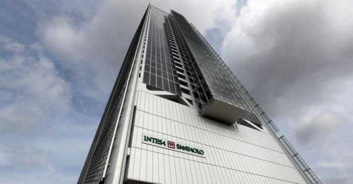 FILE PHOTO: Intesa San Paolo bank headquaters is seen in Turin