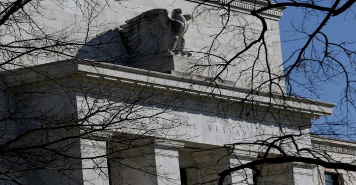 FILE PHOTO: Federal Reserve Board building on Constitution Avenue is pictured in Washington