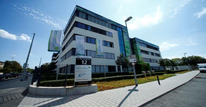 FILE PHOTO: The headquarters of biopharmaceutical company BioNTech are seen in Mainz