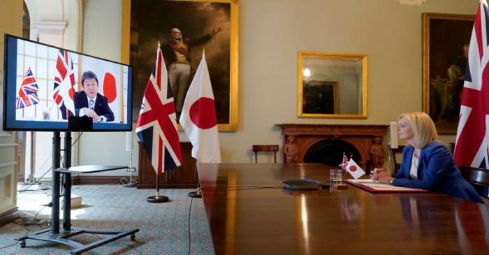 Britain's Secretary of State of International Trade and Minister for Women and Equalities Liz