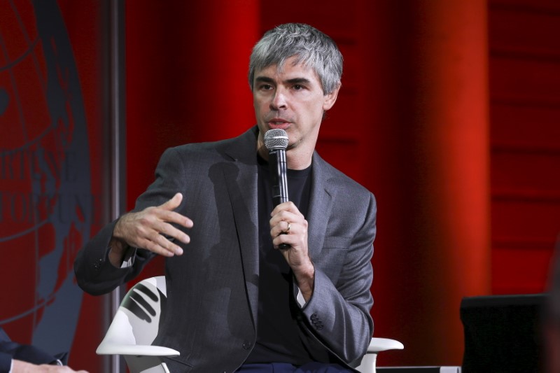 Larry Page, CEO and Co-founder of Alphabet, participates in a conversation with Fortune editor