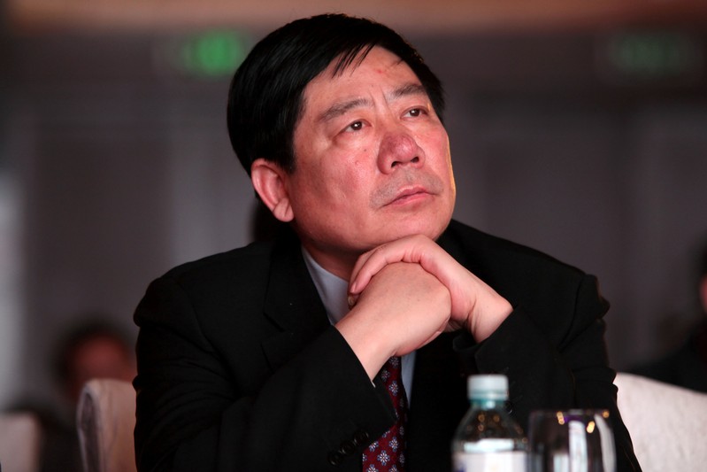 Pang Qinghua, chairman of Pang Da Automobile Trade Co, attends an event in Beijing