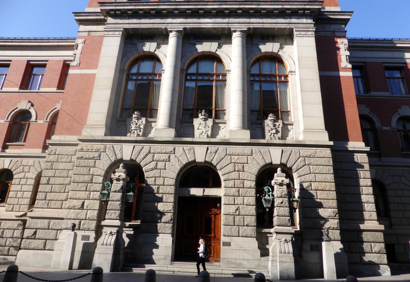 FILE PHOTO: A view of the Norwegian Supreme Court in Oslo