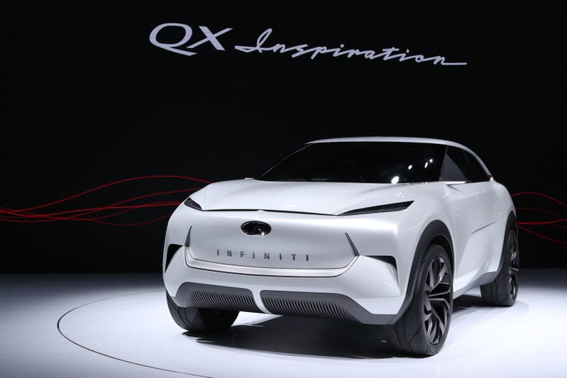 Infiniti QX concept car shown at the North American International Auto Show in Detroit,