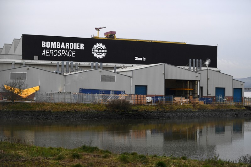 FILE PHOTO: The Bombardier plant is seen in Belfast
