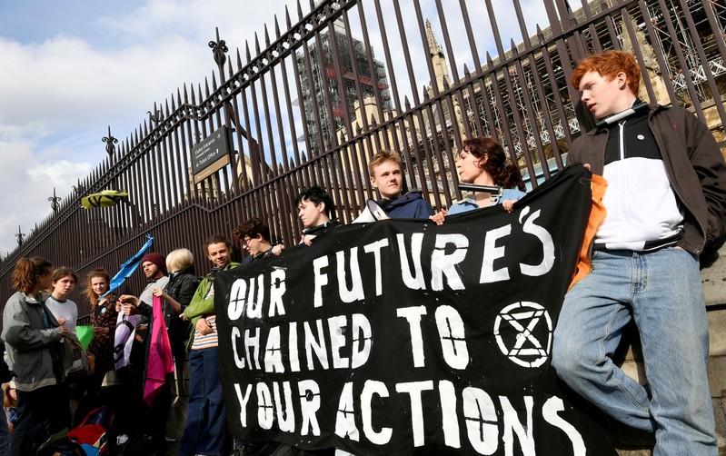 FILE PHOTO: Extinction Rebellion protest in London