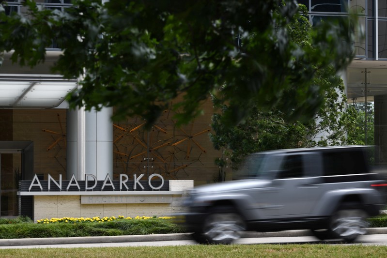 FILE PHOTO:  Anadarko Petroleum Corporation is seen in The Woodlands